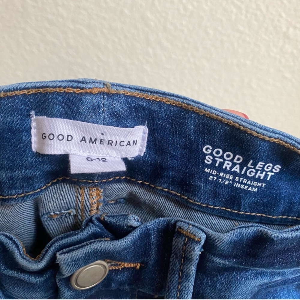Good American ALWAYS FITS GOOD LEGS STRAIGHT in Blue1571 - Picture 7 of 9